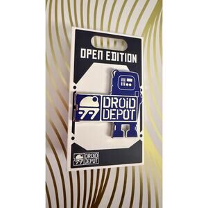 NEW Disney Parks Star Wars: Galaxy's Edge Droid Depot Logo Pin